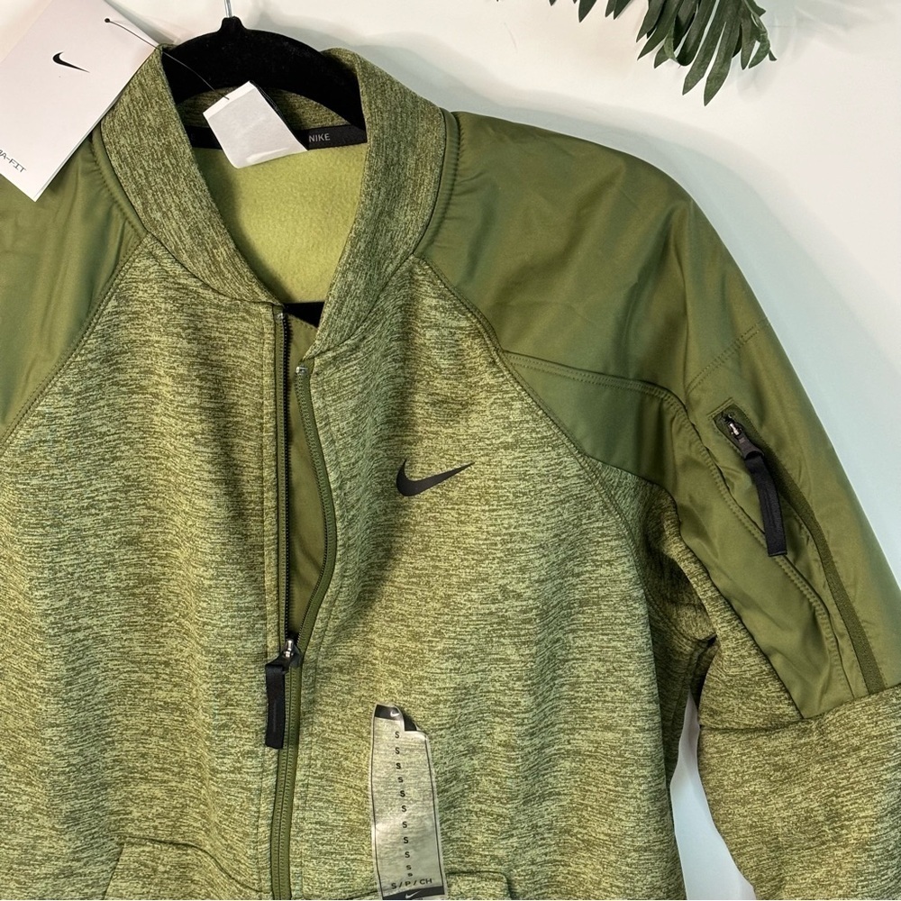 Nike Therma-FIT Men's Training Full-Zip Bomber Jacket Size Small - Picture 7 of 12